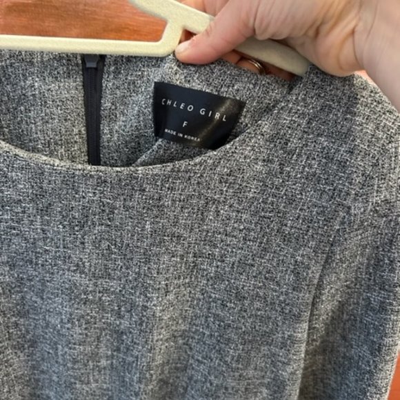 Mini grey work dress - Picture 3 of 3